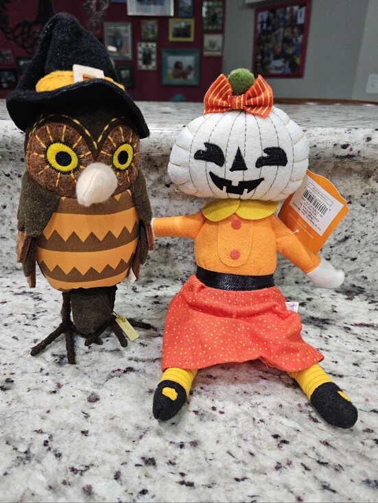 Hyde & EEK! Other - Hyde and Eek Target Halloween 2018 Barney Owl & Mrs. Pumpkin